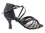 Very Fine CD3020 Ladies Dance Shoes, Black Satin, 2.5" Flare Heel, Size 4 1/2