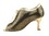 Very Fine CD3023 Ladies Dance Shoes, Copper/Gold, 2.5" Flare Heel, Size 4 1/2