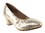 Very Fine CD5013DB Ladies Dance Shoes, Gold Leather, 2" Medium Heel, Size 4 1/2