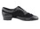 Very Fine CD9002B Men Dance Shoes, Black Leather/Suede, 1'' Heel, Size 6 1/2