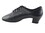 Very Fine CD9316 Mens Latin & Rhythm Shoes, Black Leather, 1.5" Heel, Size 6 1/2