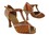 Very Fine S1010CC Ladies Latin, Rhythm & Salsa Shoes, Copper Tan Satin, 2.5" Spool Heel (PG), Size 5