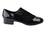Very Fine S2519 Mens Standard & Smooth Shoes, Black Nubuck/Black Patent, 1" Standard Heel, Size 6 1/2
