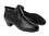 Very Fine S407 Men Dance Shoes, Black Leather, 1.5" High Heel, Size 6 1/2