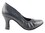 Very Fine S9107 Ladies Standard & Smooth Shoes, Black Leather, 2.5" Spool Heel (PG), Size 4 1/2