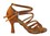 Very Fine S9206 Ladies Latin, Rhythm & Salsa Shoes, Copper Tan Satin, 2.5" Spool Heel (PG), Size 4 1/2
