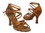 Very Fine S9206 Ladies Latin, Rhythm & Salsa Shoes, Copper Tan Satin, 2.5" Spool Heel (PG), Size 4 1/2