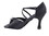 Very Fine S92307 Ladies Latin, Rhythm & Salsa Shoes, Black Satin, 2.5" Spool Heel (PG), Size 4 1/2