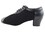 Very Fine S9T56 Ladies' Practice Shoes, Black Leather/Oxford, NJ-1.6" Heel, Size 4 1/2