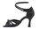 Very Fine SERA1145 Ladies Dance Shoes, Black Satin, 2.5" Heel, Size 4 1/2