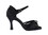 Very Fine SERA1154 Ladies Dance Shoes, Black Satin, 2.5" Heel, Size 4 1/2