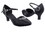 Very Fine SERA1397 Ladies Standard & Smooth Shoes, Black Satin, 2.5" Heel, Size 4 1/2