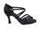 Very Fine SERA1605 Ladies Latin, Rhythm & Salsa Shoes, Black Satin/Black Mesh, 2.5" Heel, Size 4 1/2