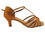 Very Fine SERA16612 (RCCL-16612) Ladies Latin, Rhythm & Salsa Shoes, Dark Tan Satin/Flesh Mesh, 2.5" Heel, Size 5