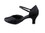Very Fine SERA3540 Ladies Standard & Smooth Shoes, Black Satin, 2.5" Heel, Size 4 1/2