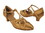 Very Fine SERA3541 Ladies Cuban heel Shoes, Brown Satin, (318)- 2.2" Thick Cuban Heel, Size 5