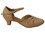 Very Fine SERA3542 Ladies Cuban heel Shoes, Beige Brown Leather, CI- 1.2" Cuban Heel, Size 5