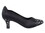 Very Fine SERA5501 Ladies Dance Shoes, Black Satin, 2.5" Heel, Size 4 1/2