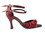 Very Fine SERA7005ESS Ladies Dance Shoes, Red Snake, 2.5" Heel, Size 4 1/2