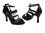 Very Fine SERA7017 Ladies Dance Shoes, Black, 2.5" Heel, Size 4 1/2