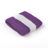 GOGO 12PCS Striped Sweatbands Athletic Terry Cloth Wristband