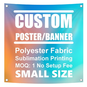 Muka Custom Poster Flag Personalized Banner Printing Fabric Banner for Decoration Sign Sale Poster