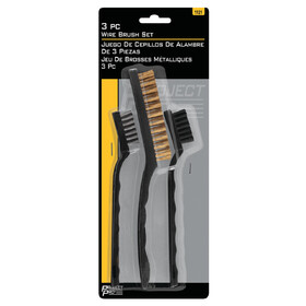 Project Pro 1121 3 pc. Wire Brush Set