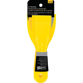 Project Pro 1173 3 pc. Plastic Putty Knife Set 1.5-2-3"