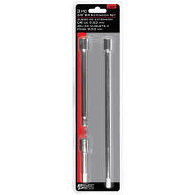 Project Pro 1408 3 pc. 3/8" Drive Extension Set