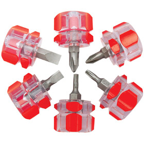 Project Pro 1420 6 pc. Mini Stubby Screwdriver Set