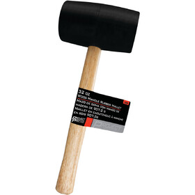 Project Pro 1466 32 oz. Rubber Mallet Wood Handle