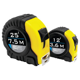 Project Pro 1941 2 pc. Cushion Grip Tape Measure