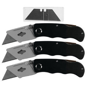 Project Pro 1976 3 pk. Folding Utility Knives w/Blades