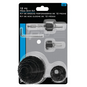 Project Pro 1987 12 pc. Hole Saw Kit 3/4 to 2-1/2"