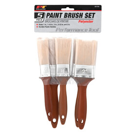 Performance Tool 20195 5 pc. Polyester Paint Brush Set