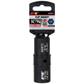 Performance Tool M587C 1/2" Drive 3/4 & 13/16 Flip Socket