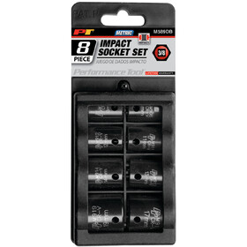 Performance Tool M589DB 8 pc. 3/8" Drive Metric Impact Socket Set