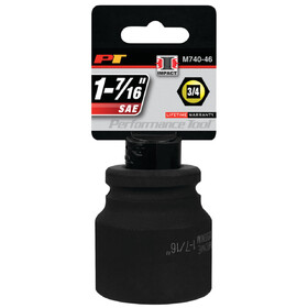 Performance Tool M740-46 3/4" Drive 1-7/16" 6pt Impact Socket