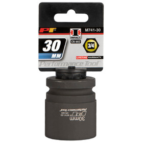 Performance Tool M741-30 3/4" Drive 30mm Impact Socket