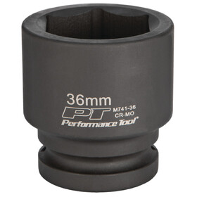 Performance Tool M741-36 3/4" Drive 36mm Impact Socket