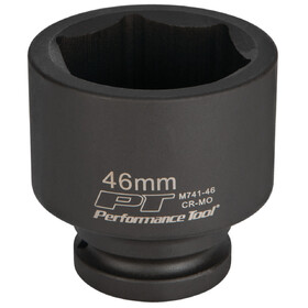 Performance Tool M741-46 3/4" Drive 46mm Impact Socket