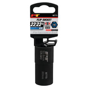 Performance Tool M773 1/2" Drive 22/22.5mm Flip Impact Socket