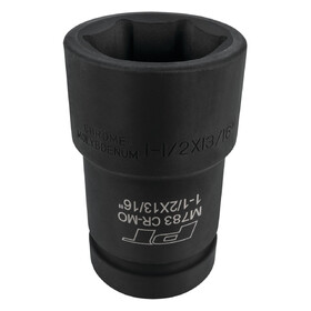 Performance Tool M783 1" Drive 1-1/2 x 13/16" Sq Budd Socket