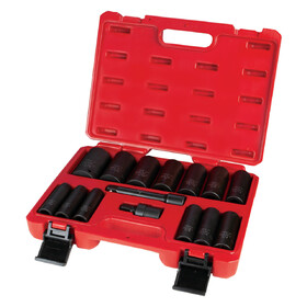 Performance Tool M797 15 pc. 1/2" Drive SAE Impact Socket Set