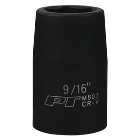 Performance Tool M803 1/2" Drive 9/16" 6pt Impact Socket