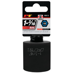 Performance Tool M813 1/2" Drive 1-3/16 6pt Impact Socket