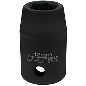 Performance Tool M822 1/2" Drive 12mm 6pt Impact Socket