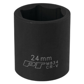 Performance Tool M834 1/2" Drive 24mm 6pt Impact Socket