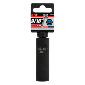 Performance Tool M842 1/2" Drive 9/16" 6pt Deep Impact Socket