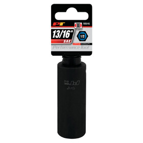 Performance Tool M846 1/2" Drive 13/16" 6pt Deep Impact Socket
